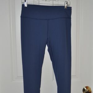 90 Degree by Reflex Blue Full Length Leggings